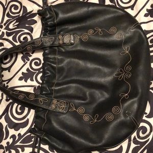 Fina Firenze black genuine leather purse